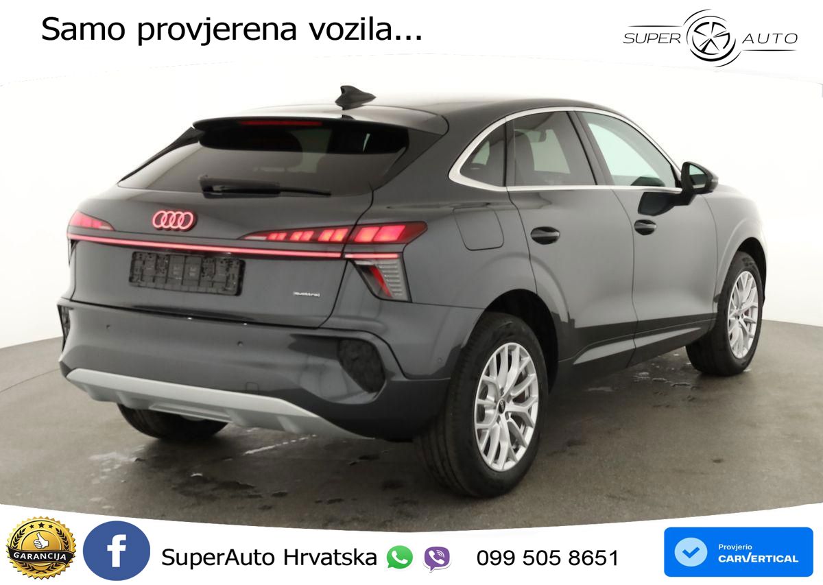 Audi Q3 III Sportback 2.0 TFSI (204 KS) quattro S tronic LED+GR SJED+ACC