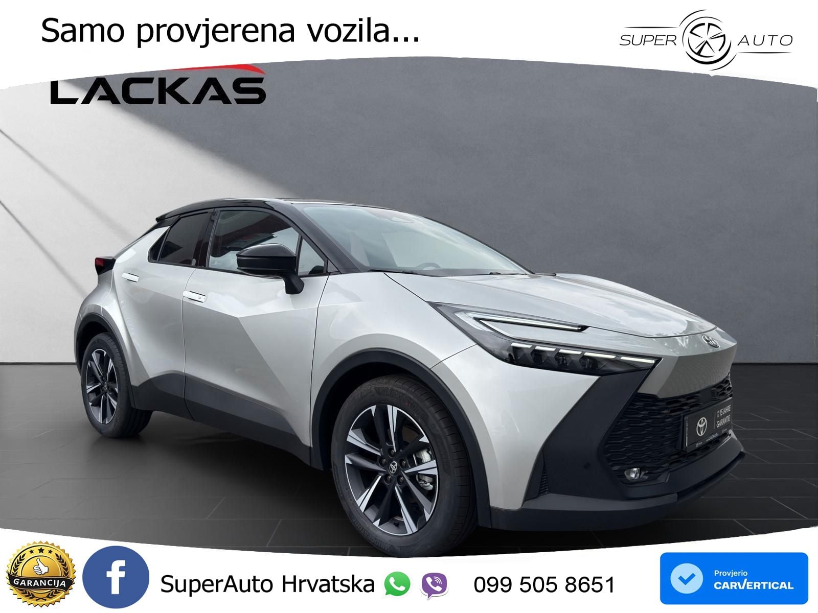 Toyota C-HR 1.8 (140 KS) Hybrid e-CVT Teamplayer LED+GR SJED+ACC