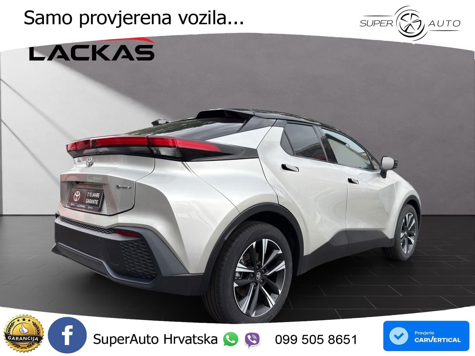 Toyota C-HR 1.8 (140 KS) Hybrid e-CVT Teamplayer LED+GR SJED+ACC