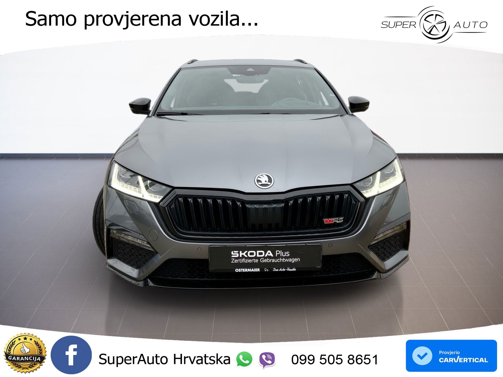 Škoda Octavia Combi RS 2.0 TSI (245 KS) DSG LED+GR SJED+ACC