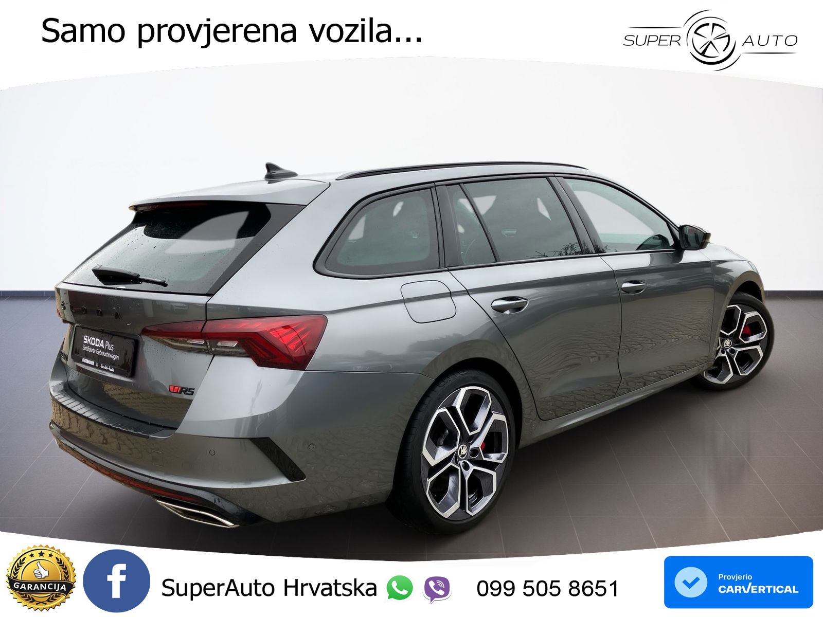 Škoda Octavia Combi RS 2.0 TSI (245 KS) DSG LED+GR SJED+ACC