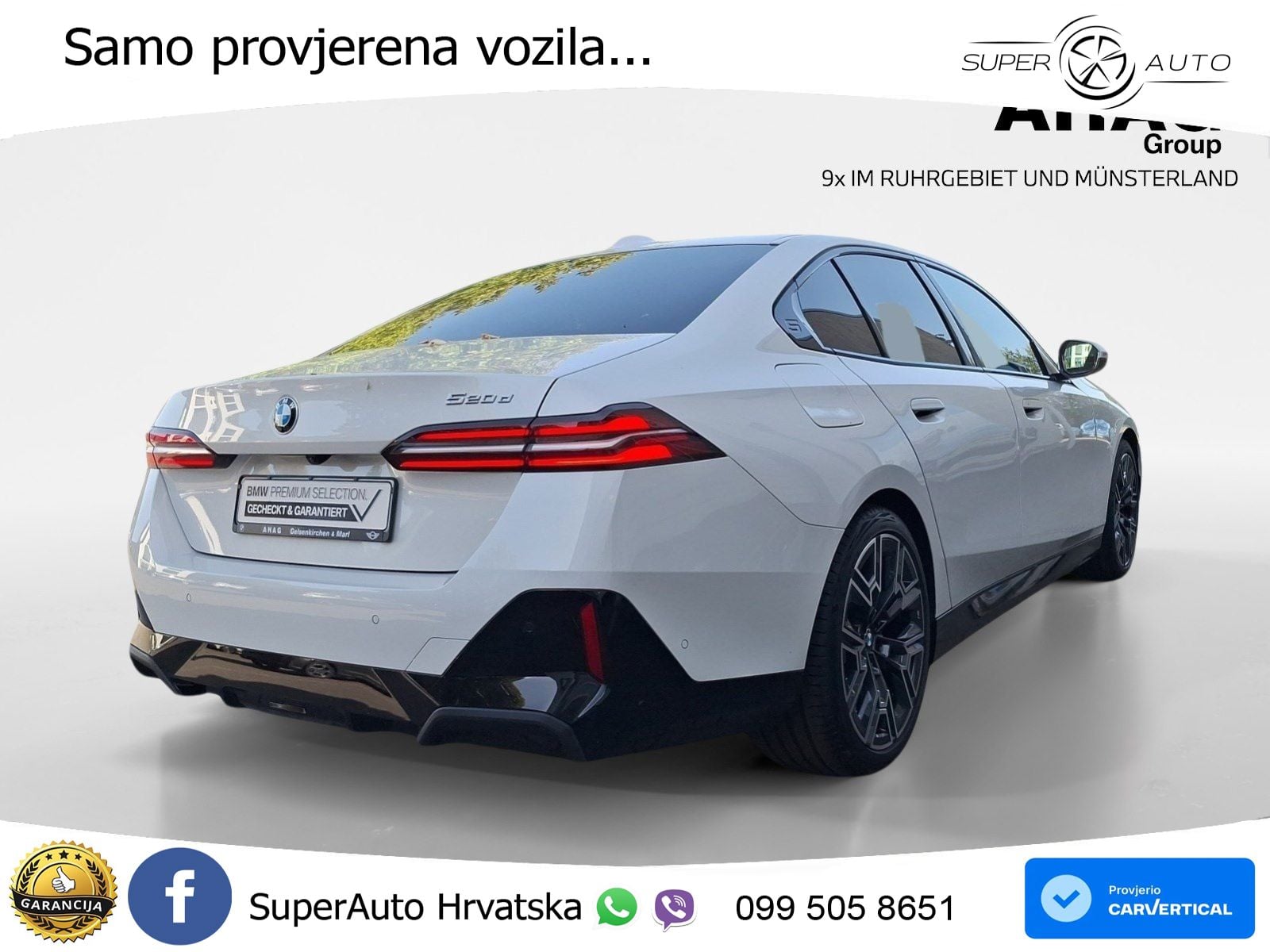 BMW 520d (197 KS) Steptronic LED+GR SJED+ACC