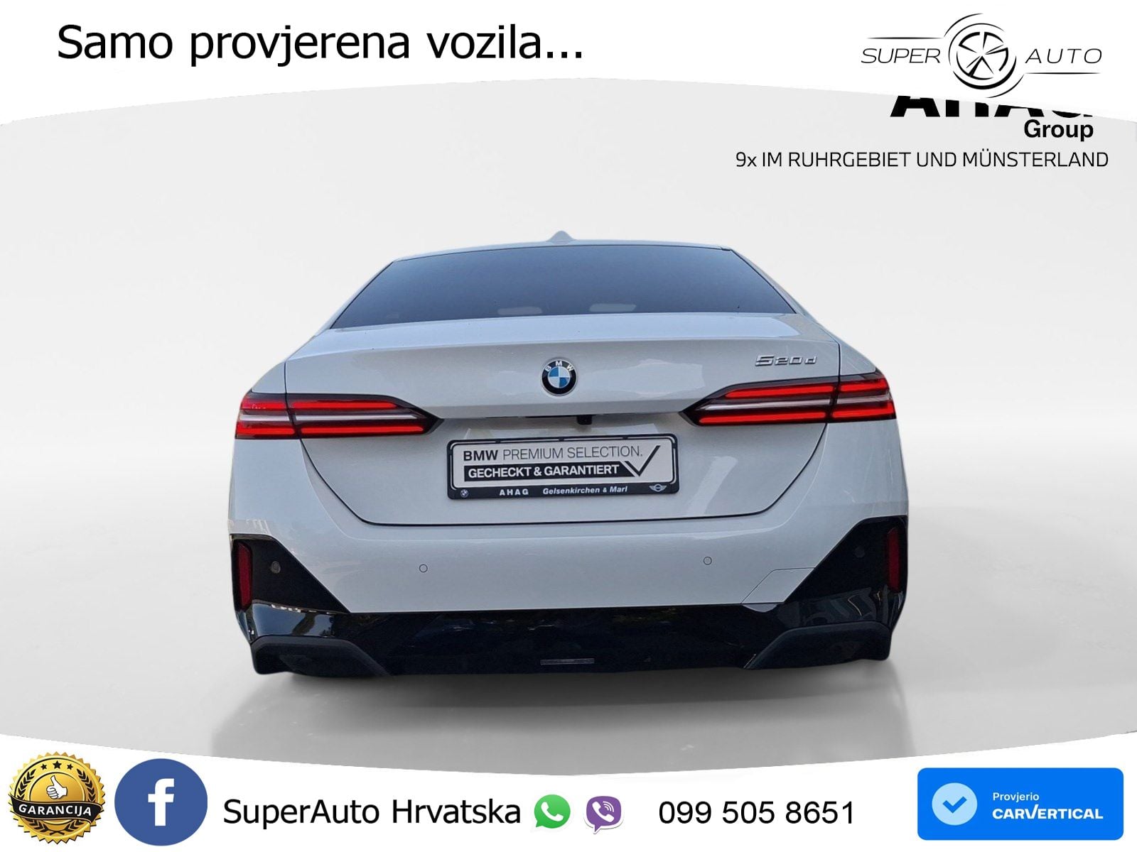 BMW 520d (197 KS) Steptronic LED+GR SJED+ACC