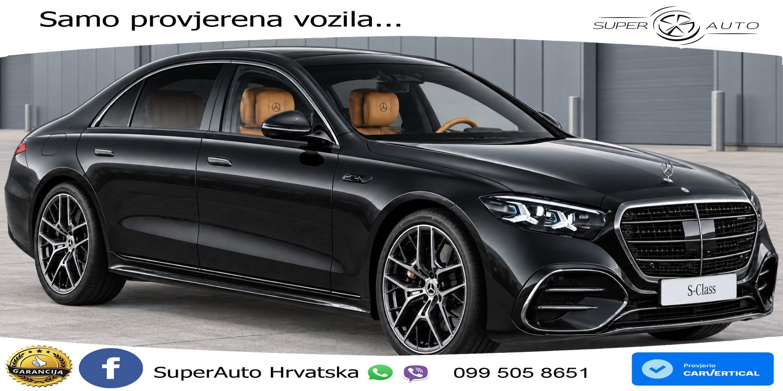Mercedes S 580 V8 (537 KS) EQ Boost 4MATIC 9G-TRONIC AMG ZRAČNI+ACC+GR SJED+KAM+PANO