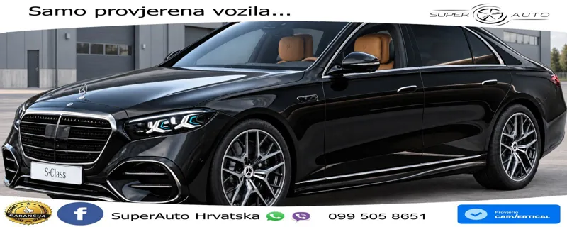 Mercedes S 580 V8 (537 KS) EQ Boost 4MATIC 9G-TRONIC AMG ZRAČNI+ACC+GR SJED+KAM+PANO
