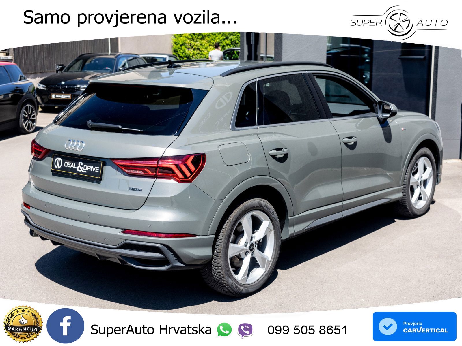 Audi Q3 45 TFSI (245 KS) quattro S tronic S line LED+GR SJED+ACC