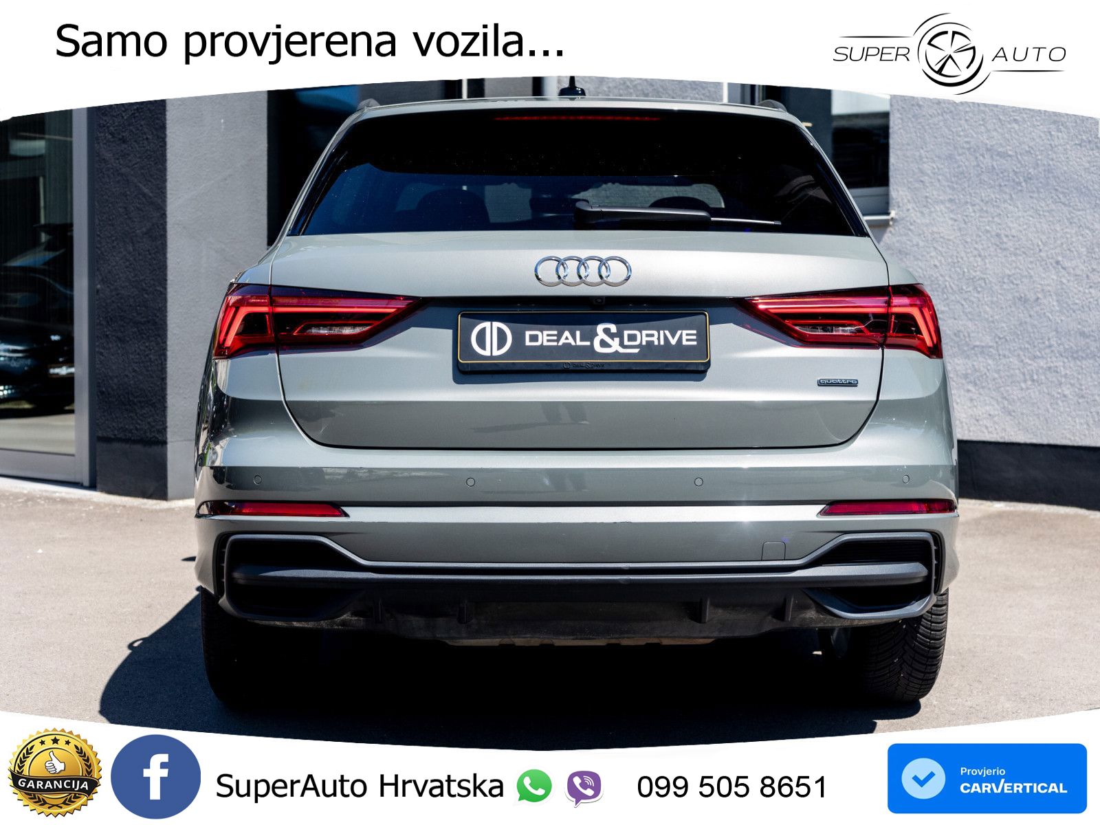 Audi Q3 45 TFSI (245 KS) quattro S tronic S line LED+GR SJED+ACC