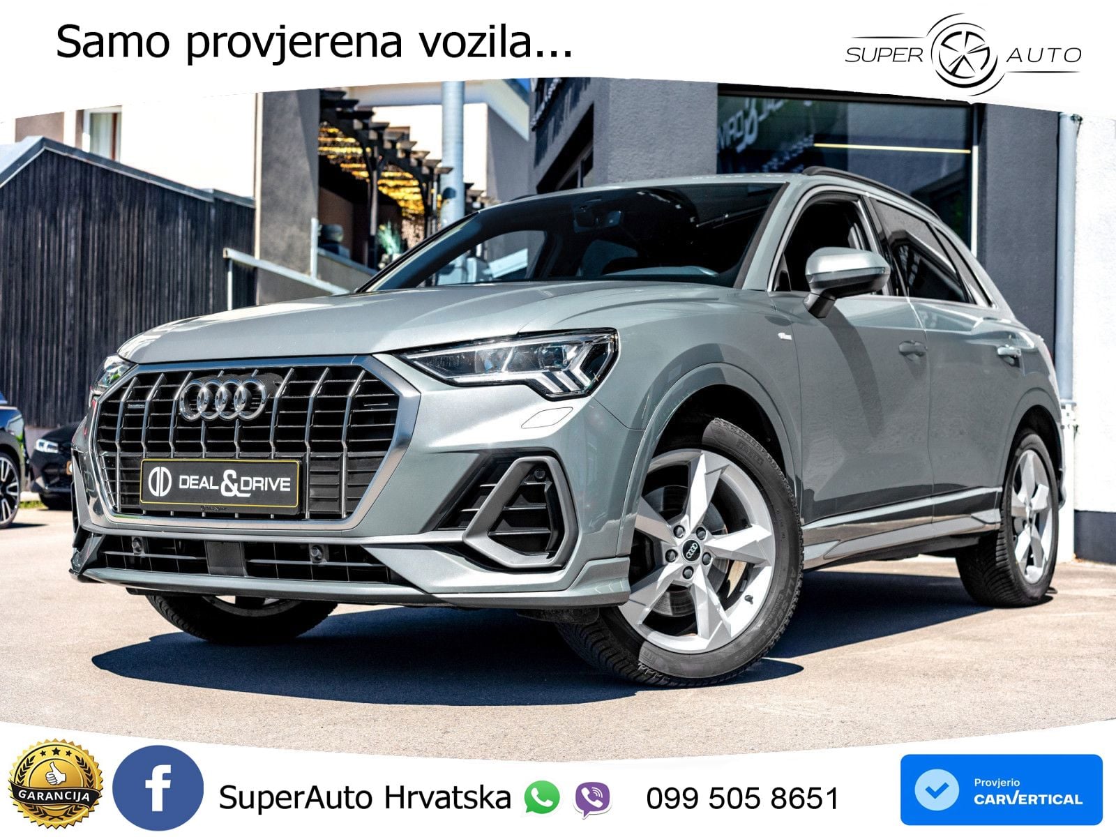 Audi Q3 45 TFSI (245 KS) quattro S tronic S line LED+GR SJED+ACC
