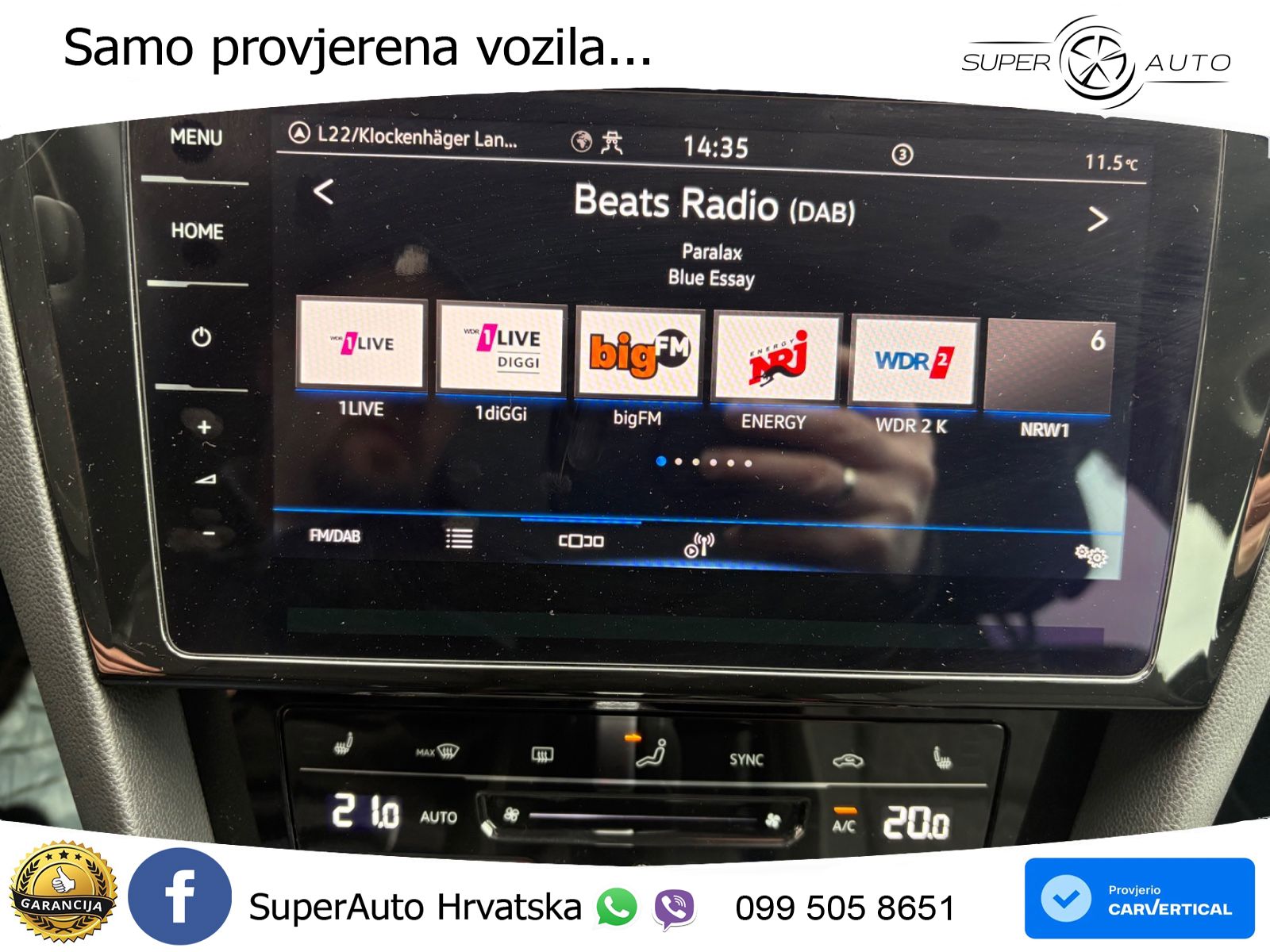 Volkswagen Passat Variant 2.0 TDI (122 KS) DSG Business LED+GR SJED+ACC