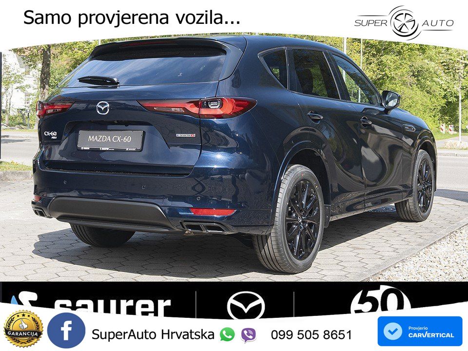 Mazda CX-60 3.3 e-Skyactiv D (254 KS) AWD Automatic MATRIX+GR SJED+KAM