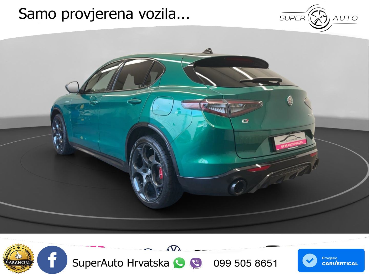 Alfa Romeo Stelvio 2.0 Turbo (280 KS) Q4 Automatic LED+GR SJED+ACC