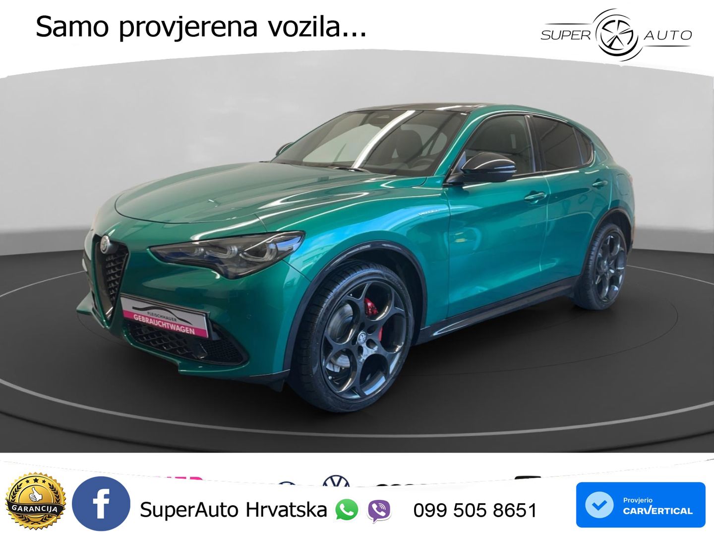 Alfa Romeo Stelvio 2.0 Turbo (280 KS) Q4 Automatic LED+GR SJED+ACC