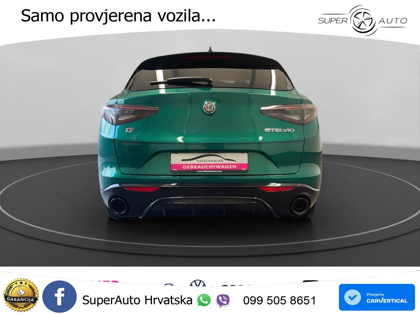 Alfa Romeo Stelvio 2.0 Turbo (280 KS) Q4 Automatic LED+GR SJED+ACC