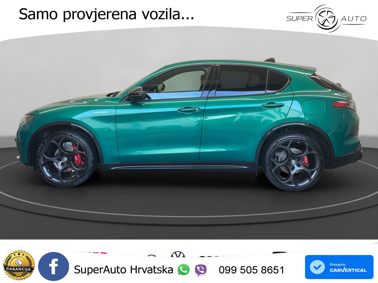 Alfa Romeo Stelvio 2.0 Turbo (280 KS) Q4 Automatic LED+GR SJED+ACC