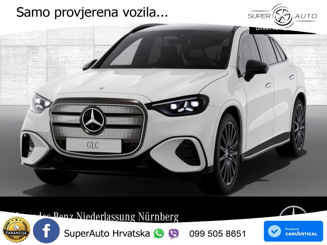 Mercedes GLC 400 94 kWh (489 KS) 4MATIC EQ Technology AMG LED+GR SJED+ACC