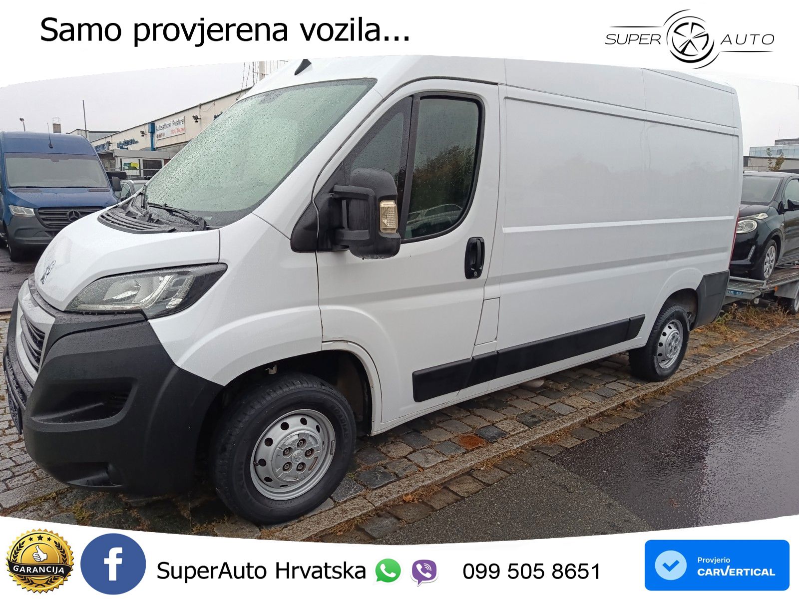 Peugeot Boxer Kasten, H2 L2, Klima, PDC 140 KS