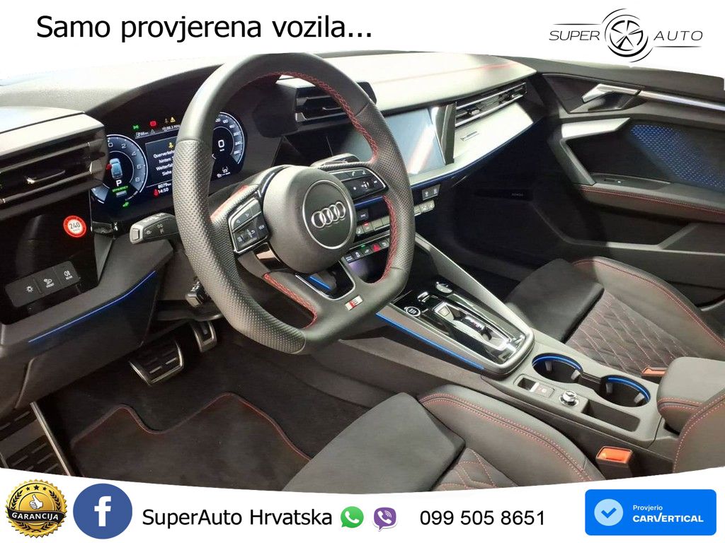 Audi A3 45 TFSIe (272 KS) S tronic S line MATRIX+GR SJED+KAM