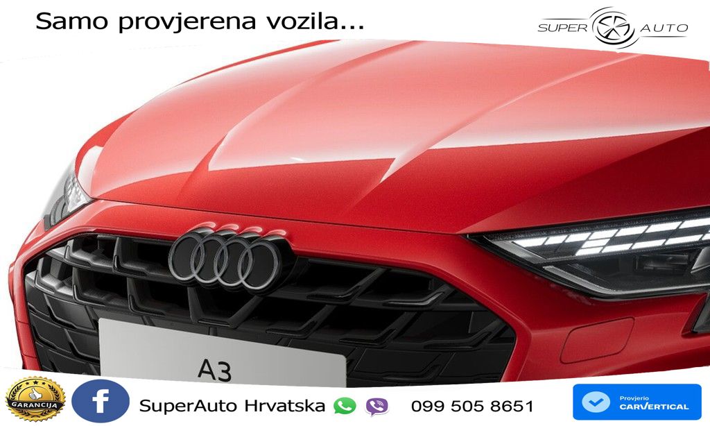Audi A3 45 TFSIe (272 KS) S tronic S line MATRIX+GR SJED+KAM