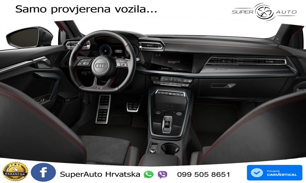 Audi A3 45 TFSIe (272 KS) S tronic S line MATRIX+GR SJED+KAM