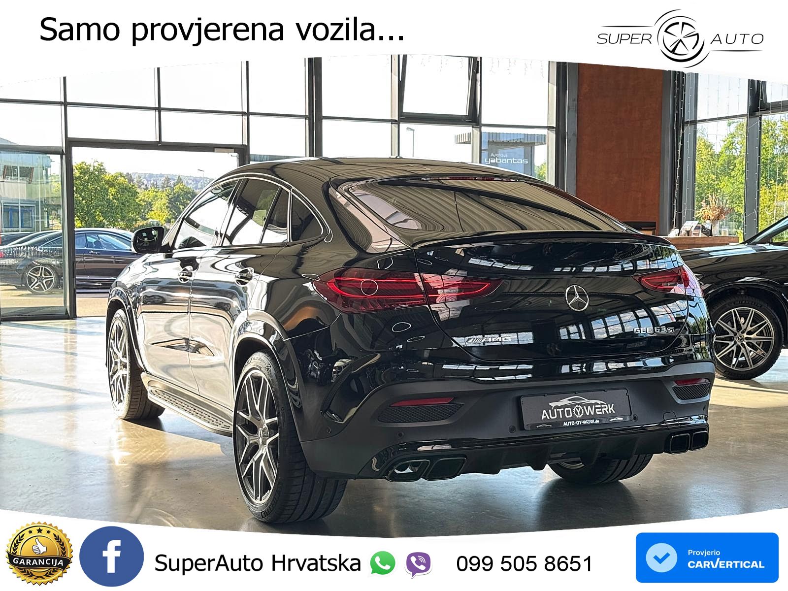 Mercedes AMG GLE 63 S V8 (612 KS) EQ Boost 4MATIC+ AMG SPEEDSHIFT TCT 9G ACC+HEAD+4xGR SJED+360+PANO