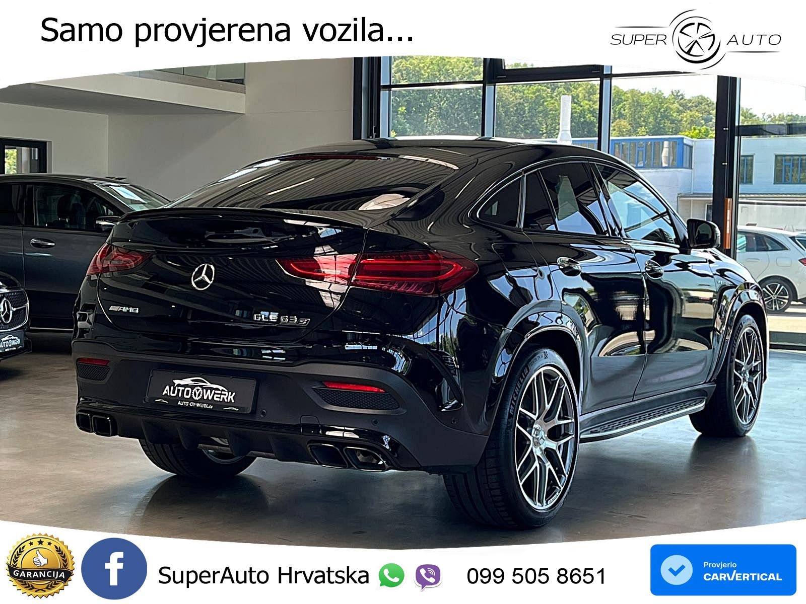 Mercedes AMG GLE 63 S V8 (612 KS) EQ Boost 4MATIC+ AMG SPEEDSHIFT TCT 9G ACC+HEAD+4xGR SJED+360+PANO