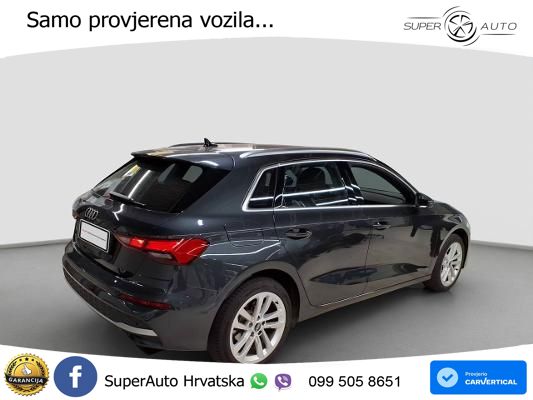 Audi A3 Sportback 30 TFSI (116 KS) Mild Hybrid S tronic LED+GR SJED+ACC