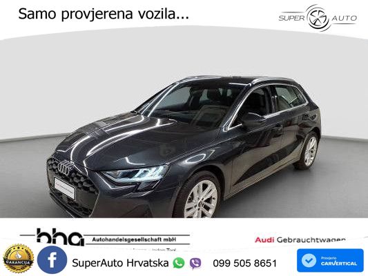 Audi A3 Sportback 30 TFSI (116 KS) Mild Hybrid S tronic LED+GR SJED+ACC