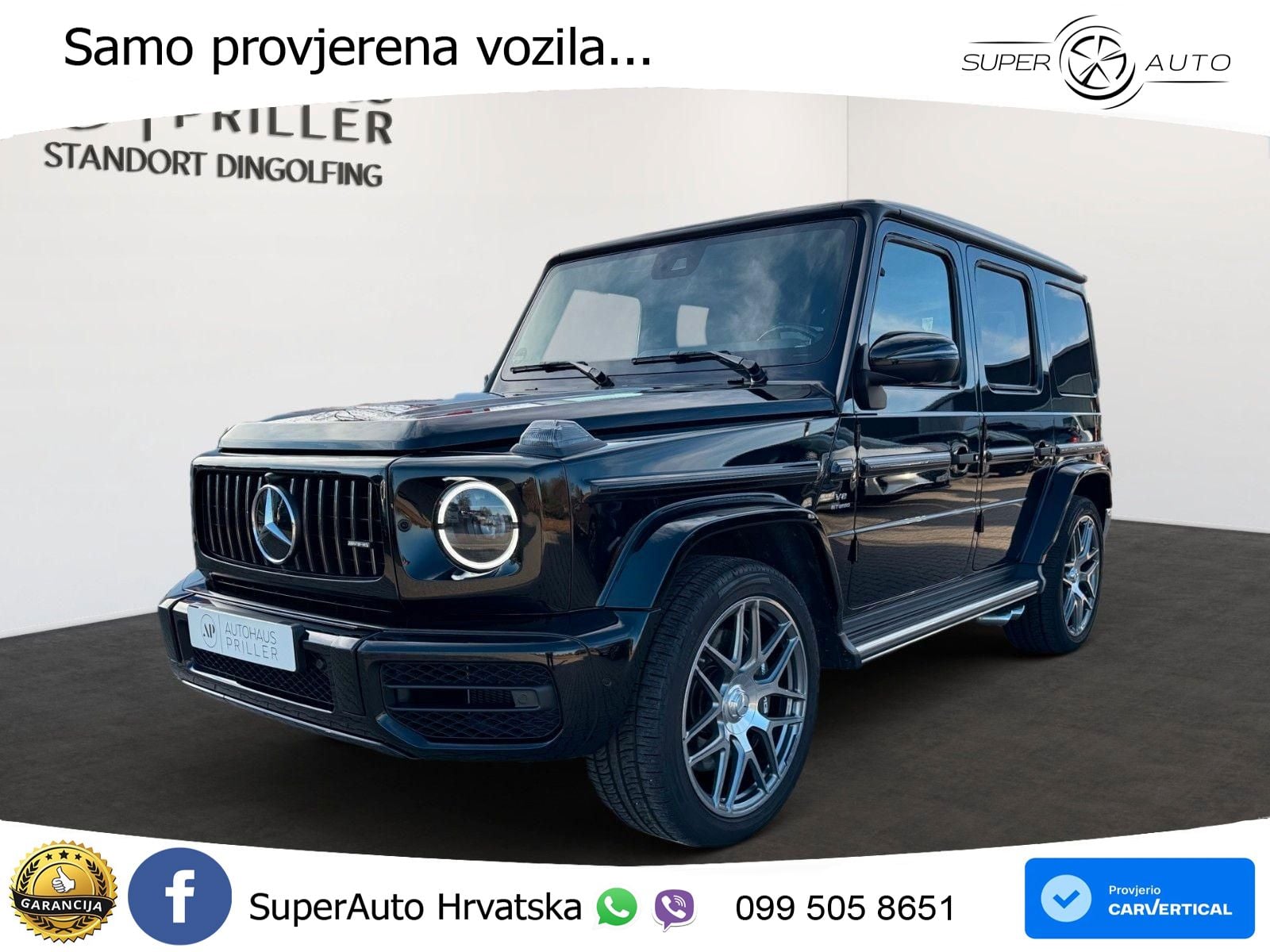 Mercedes AMG G 63 Long V8 (585 KS) 4MATIC 9G-TRONIC AMG SPEEDSHIFT TCT LED+GR SJED+ACC