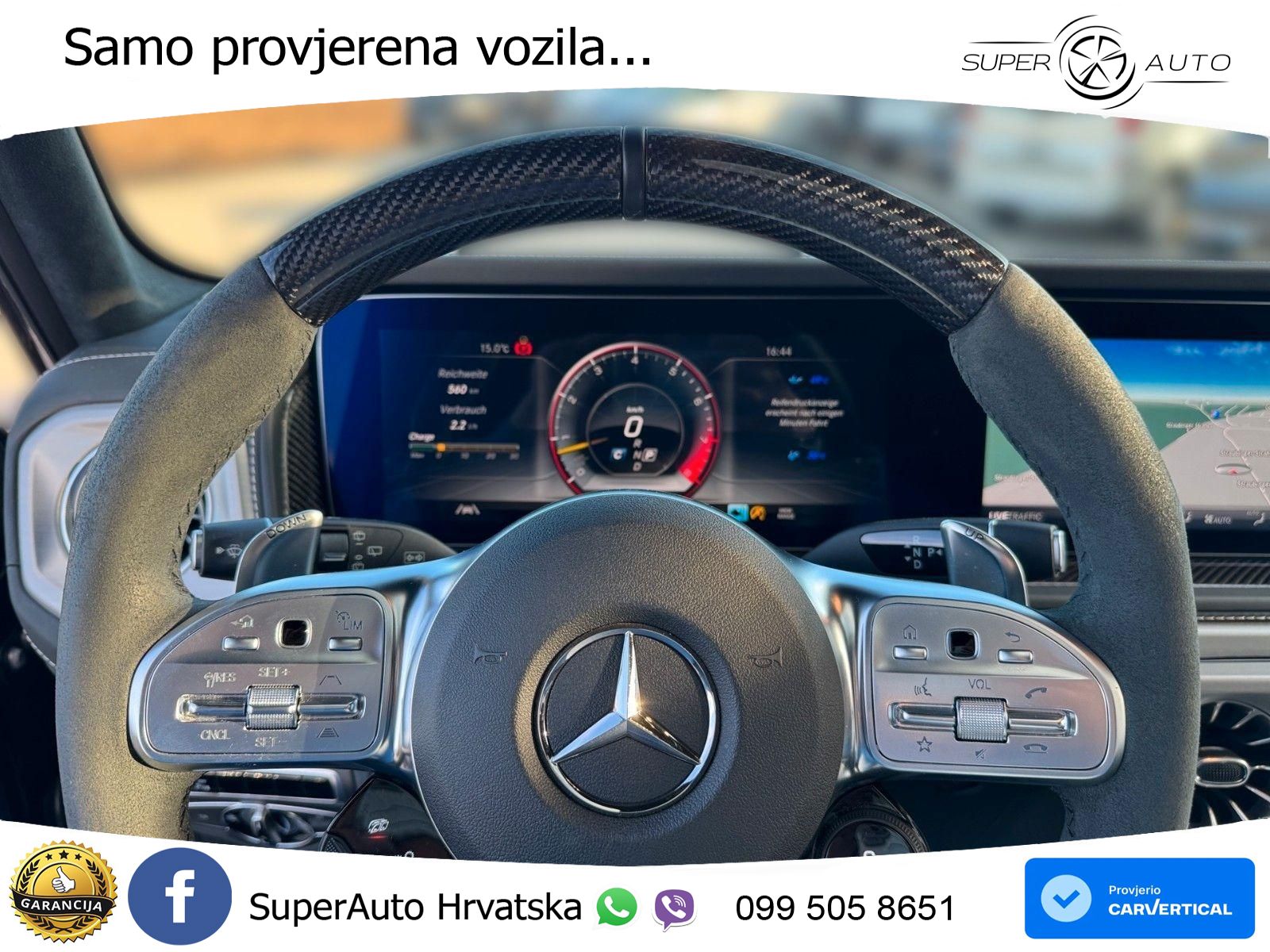 Mercedes AMG G 63 Long V8 (585 KS) 4MATIC 9G-TRONIC AMG SPEEDSHIFT TCT LED+GR SJED+ACC