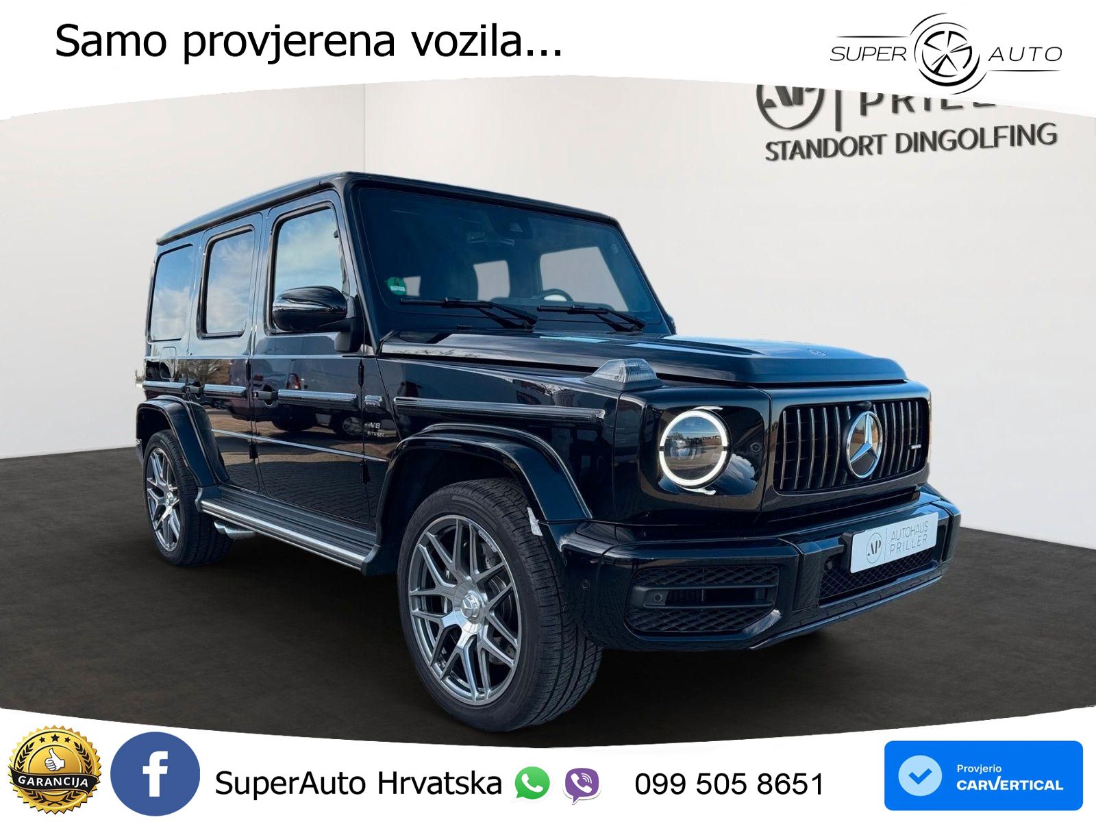 Mercedes AMG G 63 Long V8 (585 KS) 4MATIC 9G-TRONIC AMG SPEEDSHIFT TCT LED+GR SJED+ACC