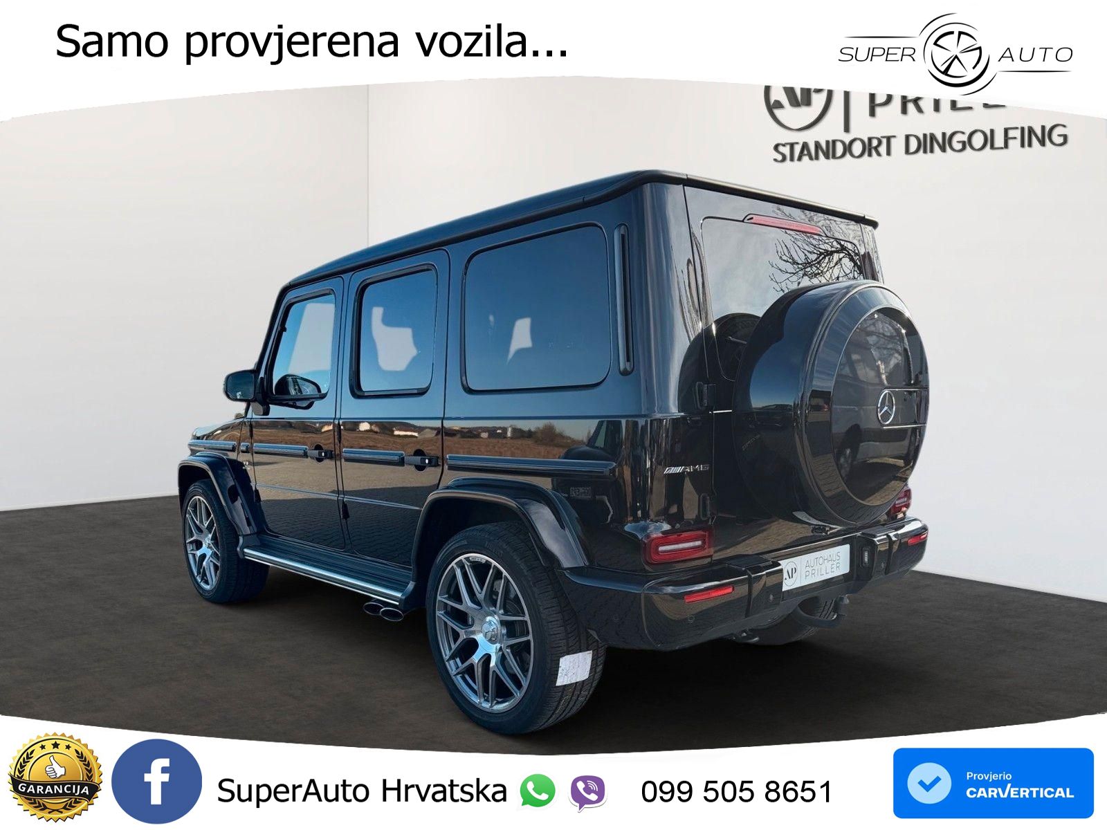 Mercedes AMG G 63 Long V8 (585 KS) 4MATIC 9G-TRONIC AMG SPEEDSHIFT TCT LED+GR SJED+ACC
