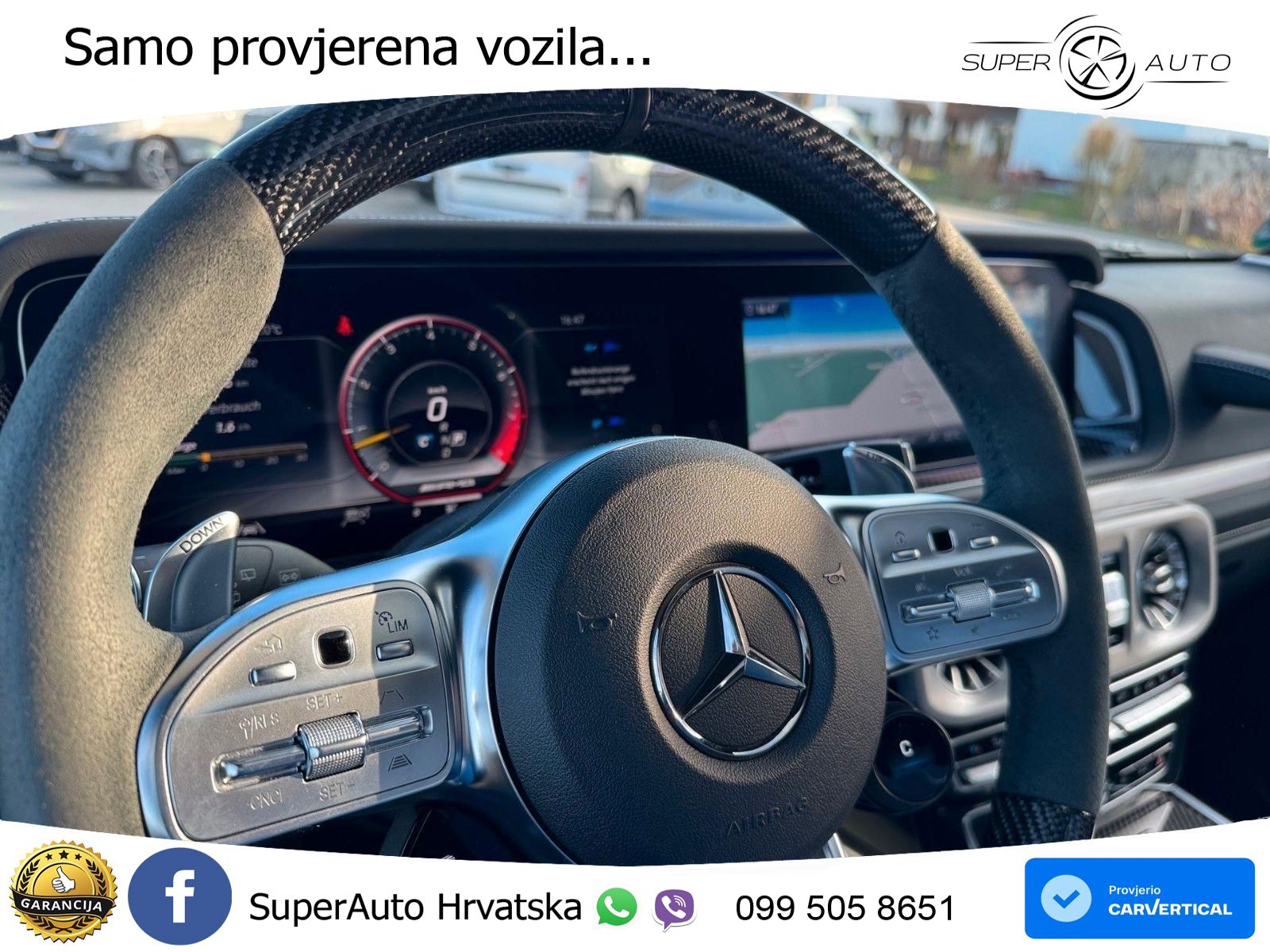 Mercedes AMG G 63 Long V8 (585 KS) 4MATIC 9G-TRONIC AMG SPEEDSHIFT TCT LED+GR SJED+ACC