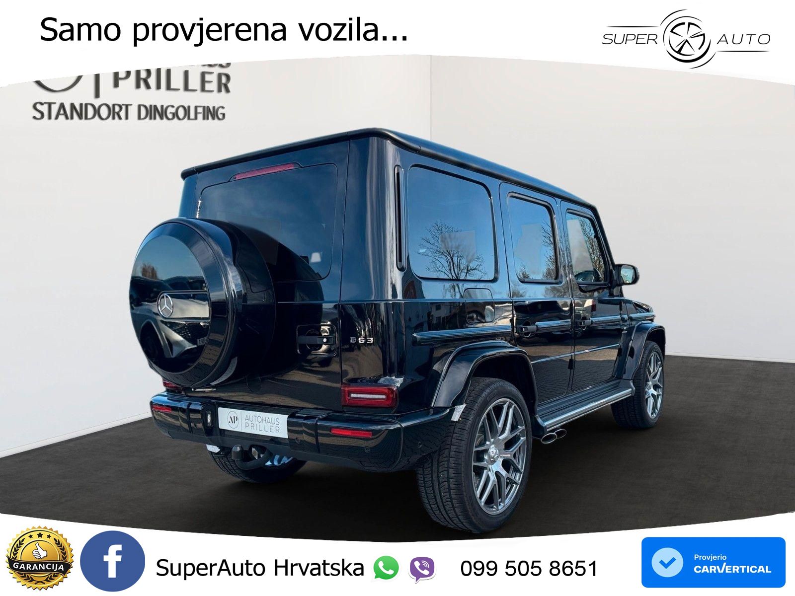 Mercedes AMG G 63 Long V8 (585 KS) 4MATIC 9G-TRONIC AMG SPEEDSHIFT TCT LED+GR SJED+ACC