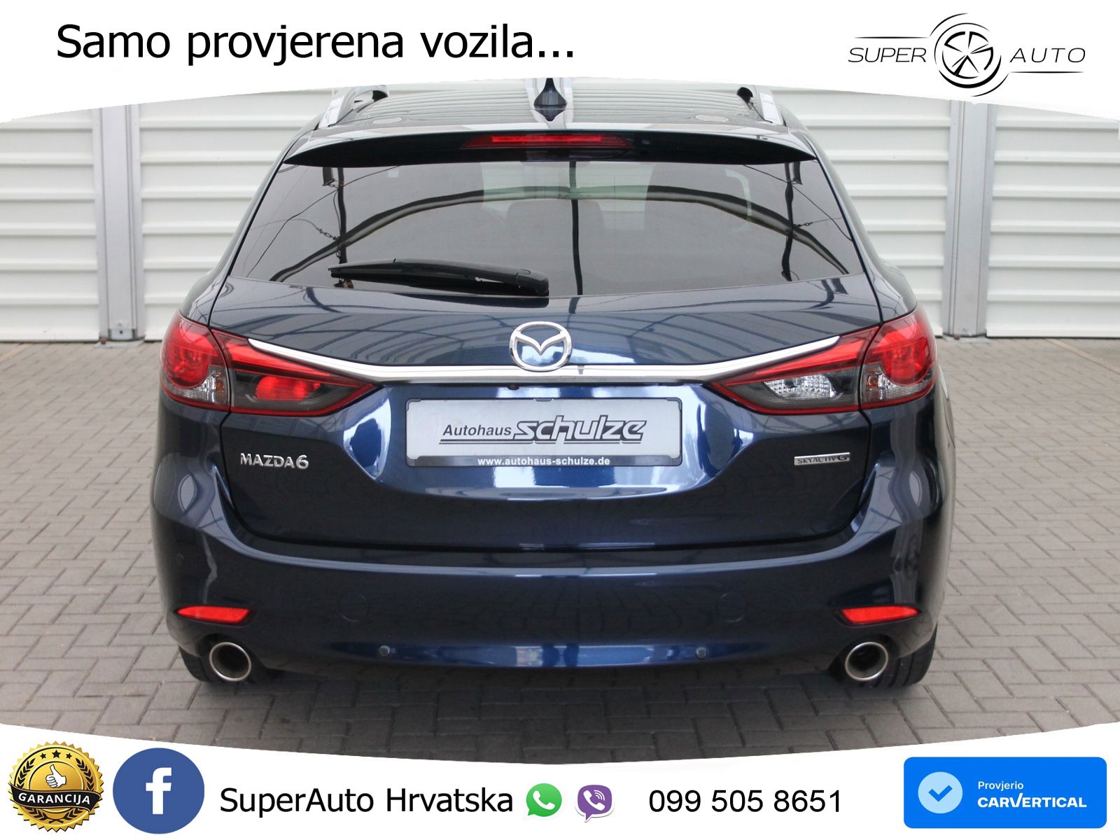 Mazda 6 Sport Combi 2.5 SKYACTIV-G (194 KS) SKYACTIV-Drive MATRIX+GR SJED+KAM