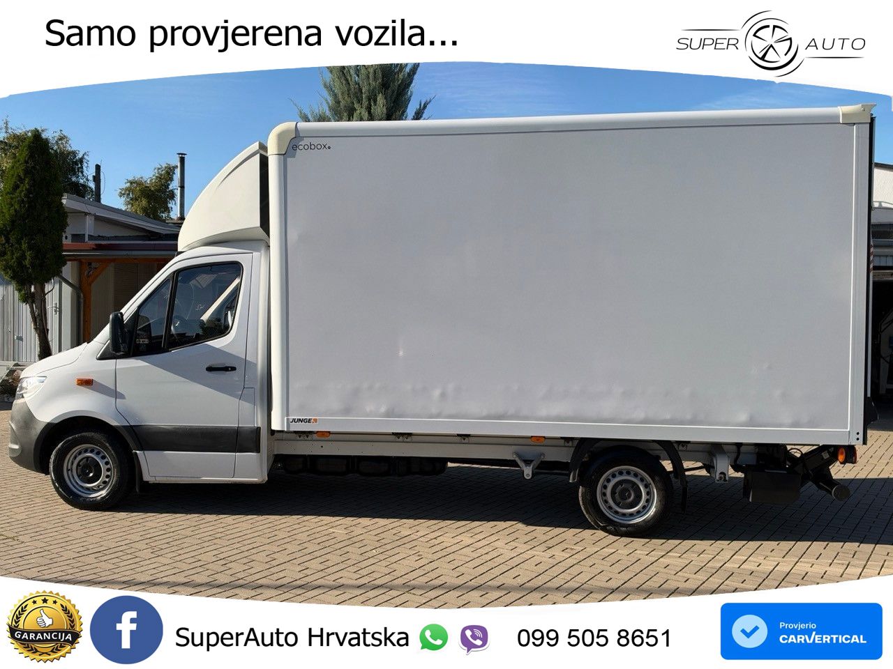 Mercedes-Benz Sprinter 317 Maxi Koffer lang LBW Klima Tempomat 170 KS