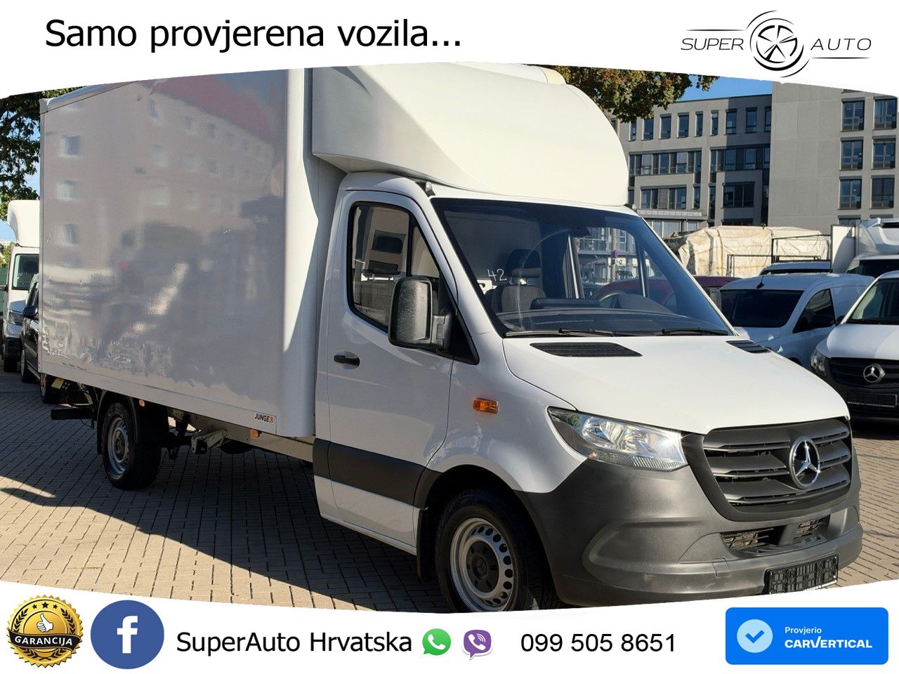 Mercedes-Benz Sprinter 317 Maxi Koffer lang LBW Klima Tempomat 170 KS