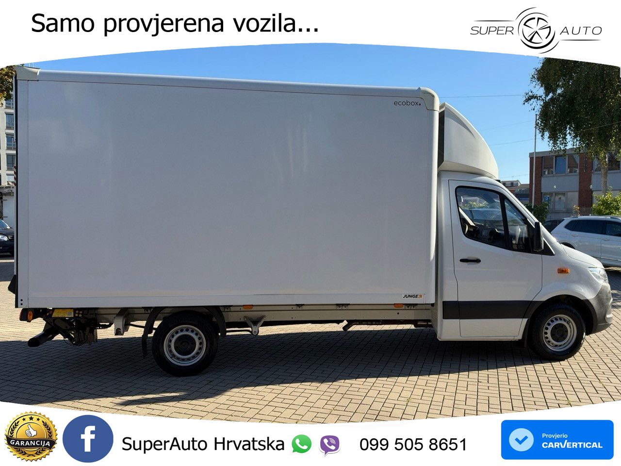Mercedes-Benz Sprinter 317 Maxi Koffer lang LBW Klima Tempomat 170 KS