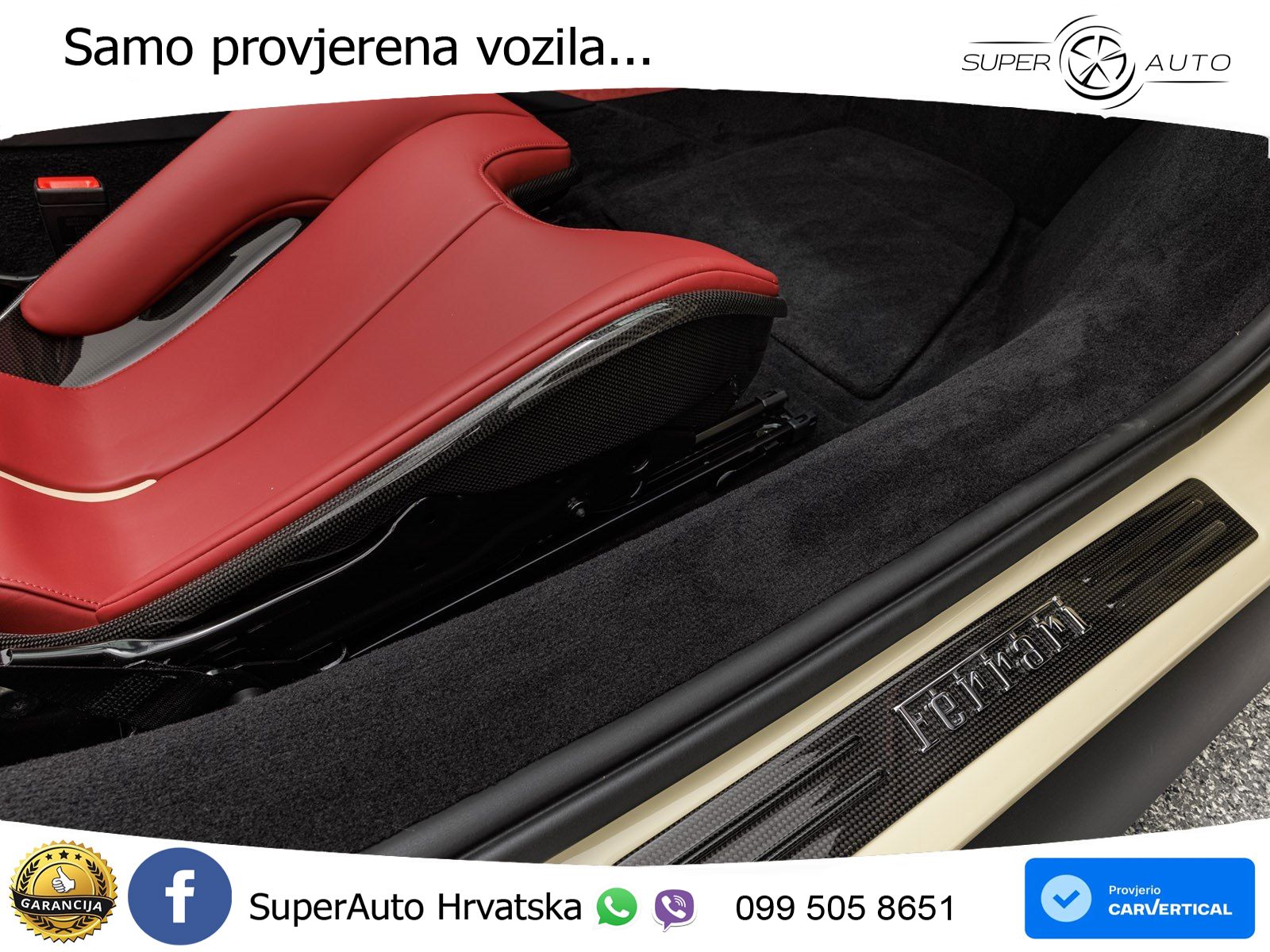 Ferrari 296 GTS 3.0 V6 (830 KS) F1 DCT LED+ACC