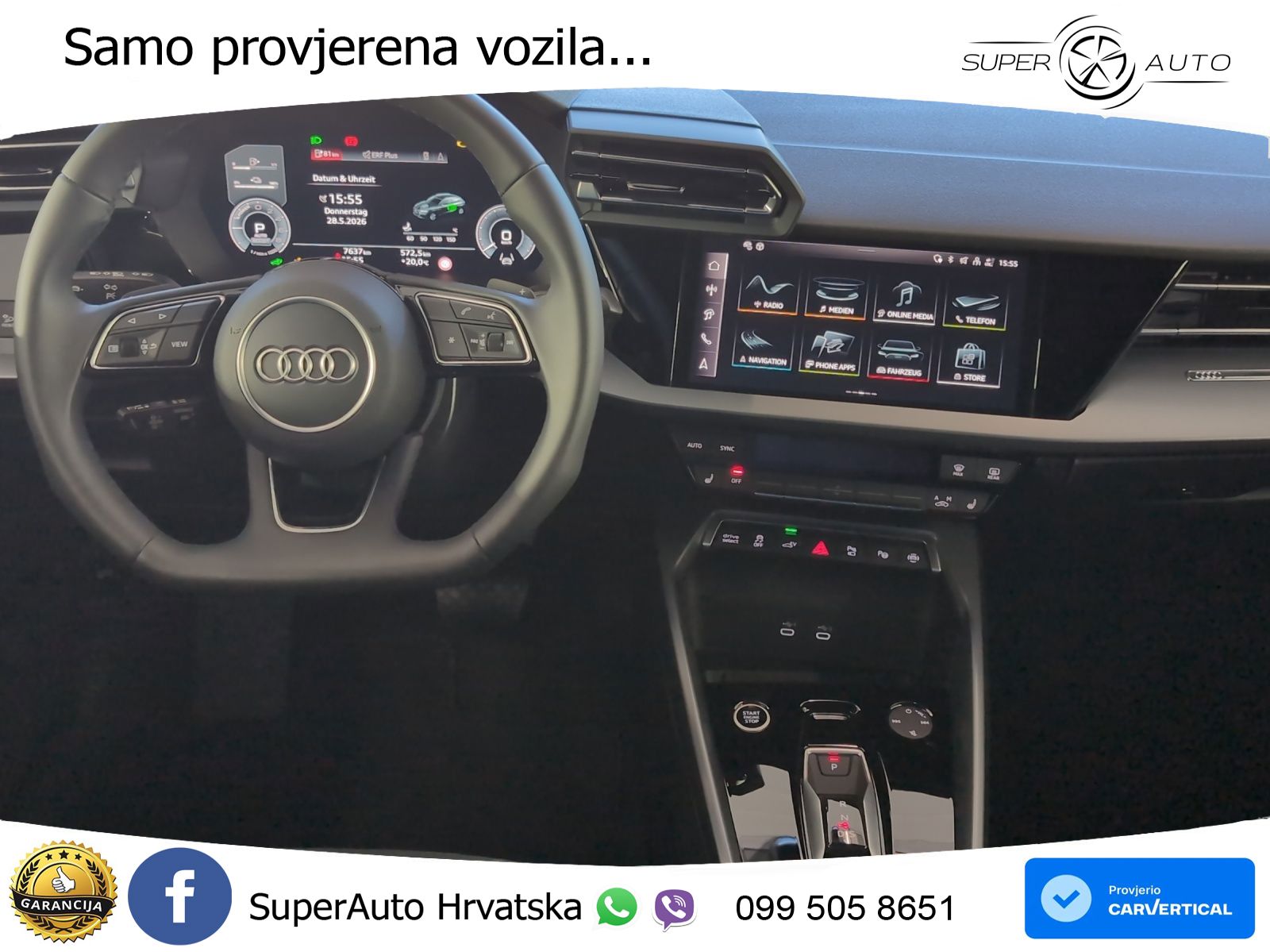 Audi A3 Sportback 40 TFSI e (204 KS) Plug-in Hybrid S tronic advanced MATRIX+GR SJED+KAM