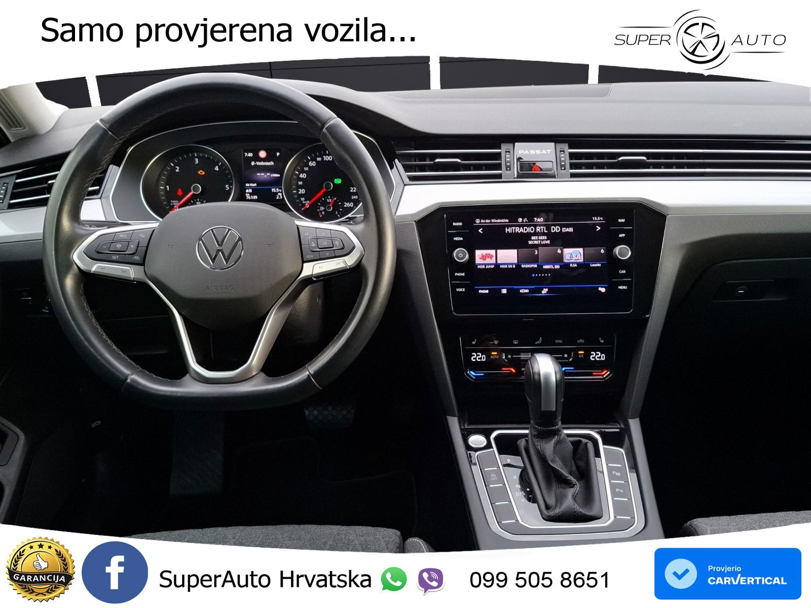 Volkswagen Passat Variant 2.0 TDI (150 KS) DSG Business MATRIX+GR SJED+KAM