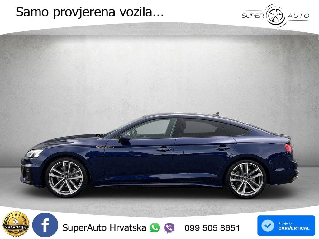 Audi A5 Sportback 45 TFSI (265 KS) quattro S tronic S line MATRIX+GR SJED+KAM