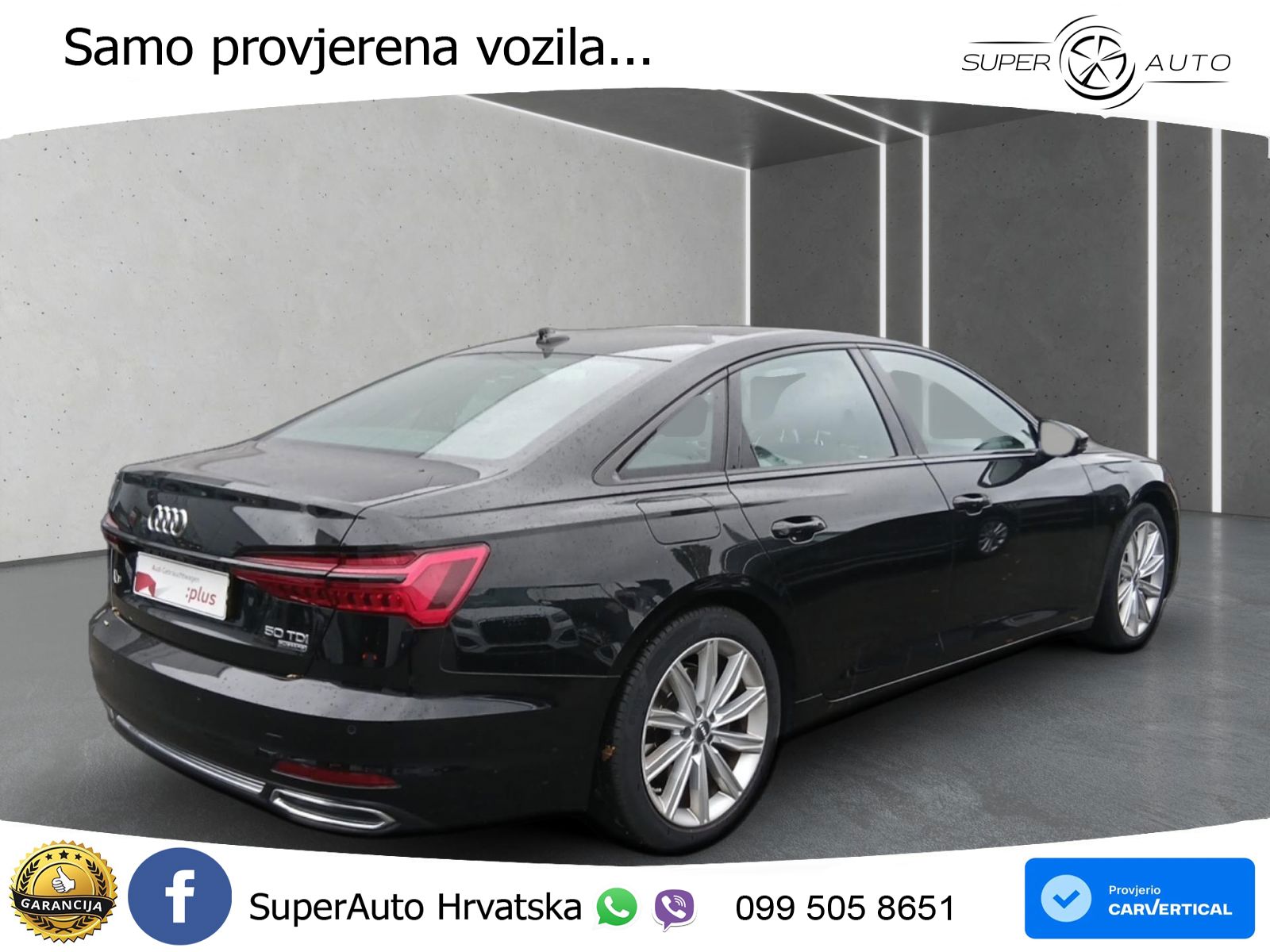 Audi A6 50 TDI V6 (286 KS) quattro tiptronic MATRIX+GR SJED+KAM