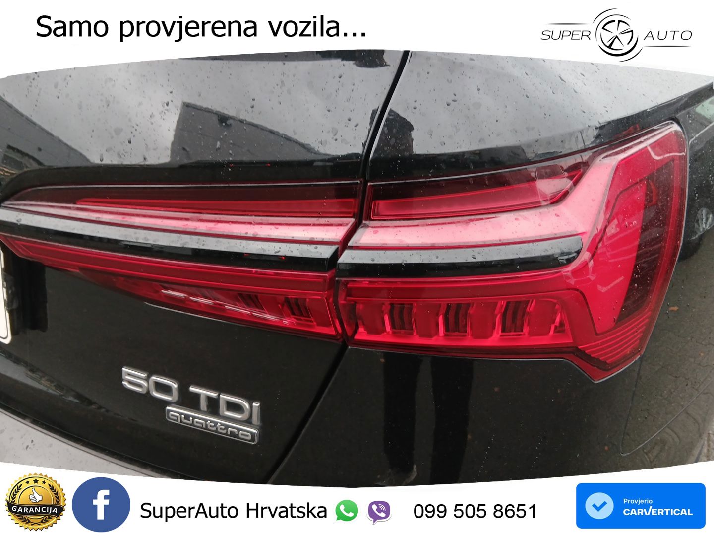 Audi A6 50 TDI V6 (286 KS) quattro tiptronic MATRIX+GR SJED+KAM