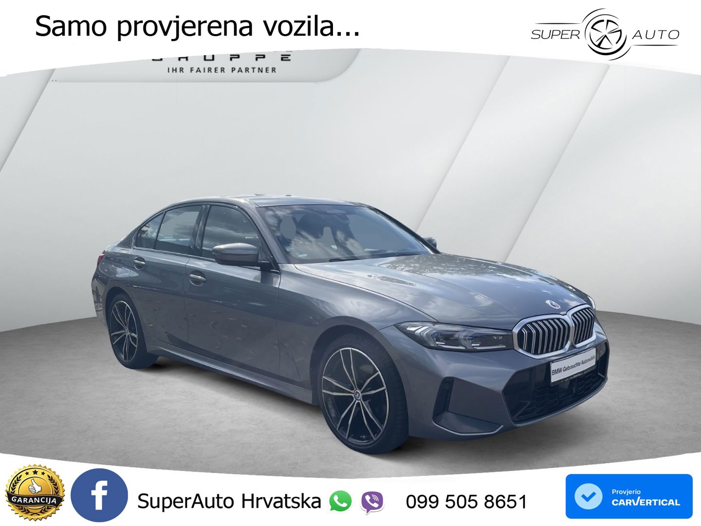 BMW 320d (190 KS) Steptronic M Sport LED+GR SJED+ACC