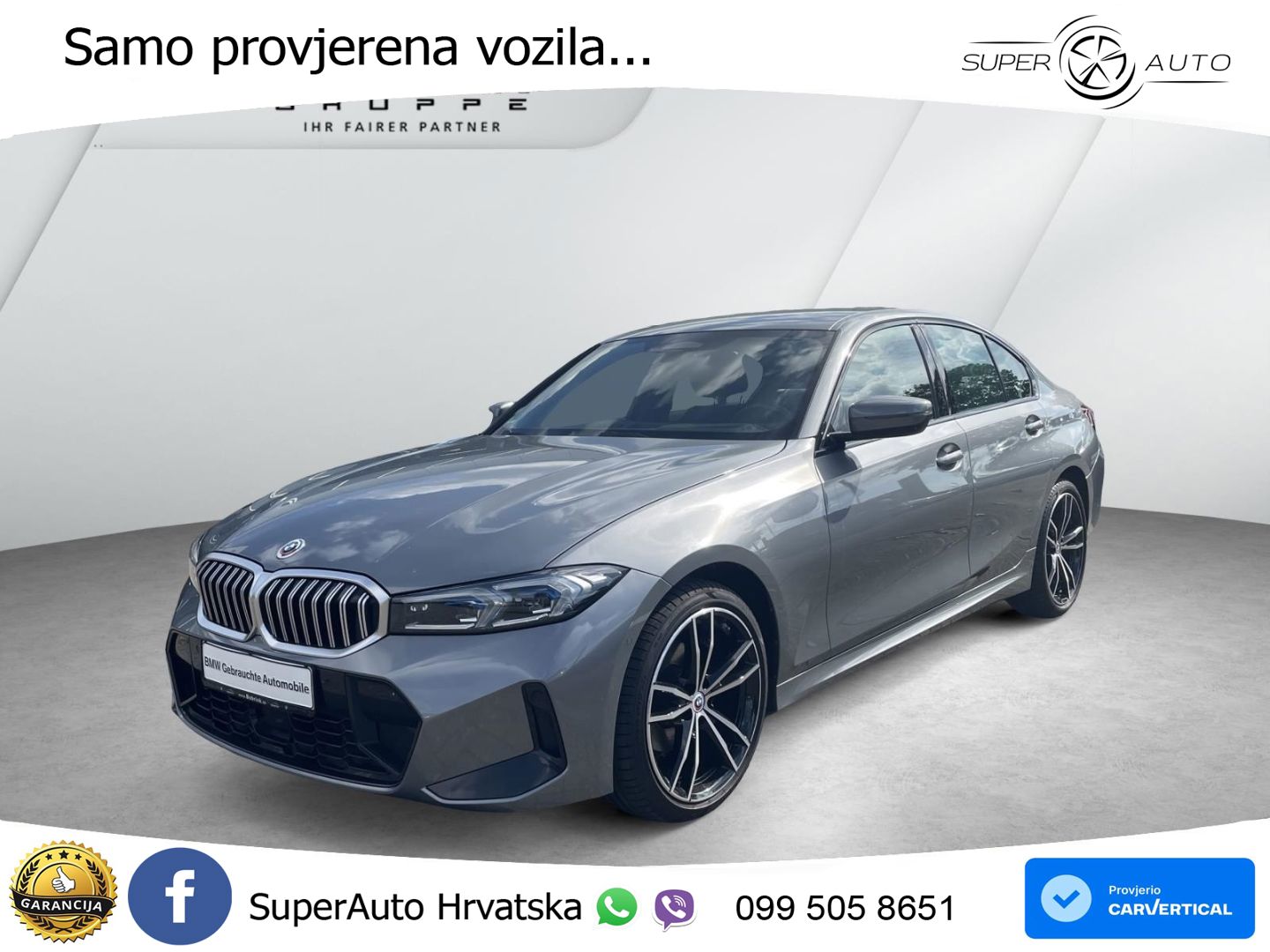 BMW 320d (190 KS) Steptronic M Sport LED+GR SJED+ACC