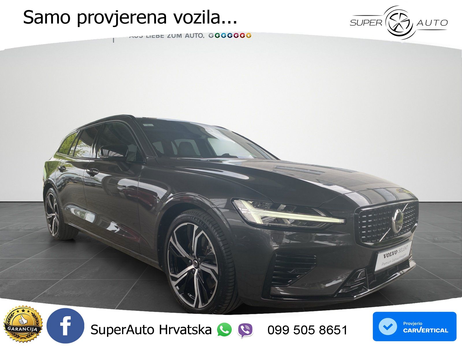 Volvo V60 2.0 T8 AWD Geartronic LED+GR SJED+ACC