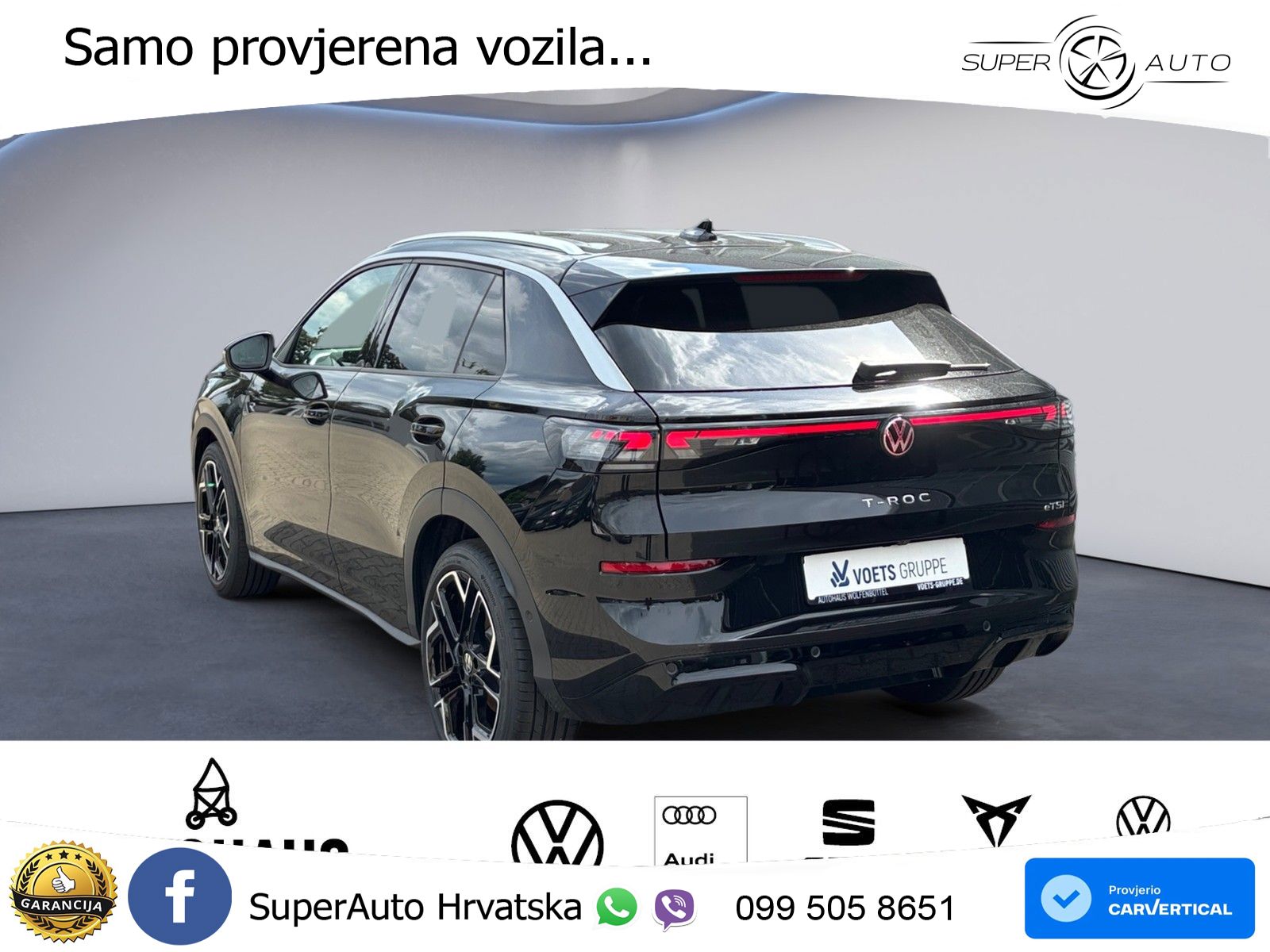 Volkswagen T-Roc 1.5 eTSI (150 KS)  DSG R-Line MATRIX+GR SJED+KAM