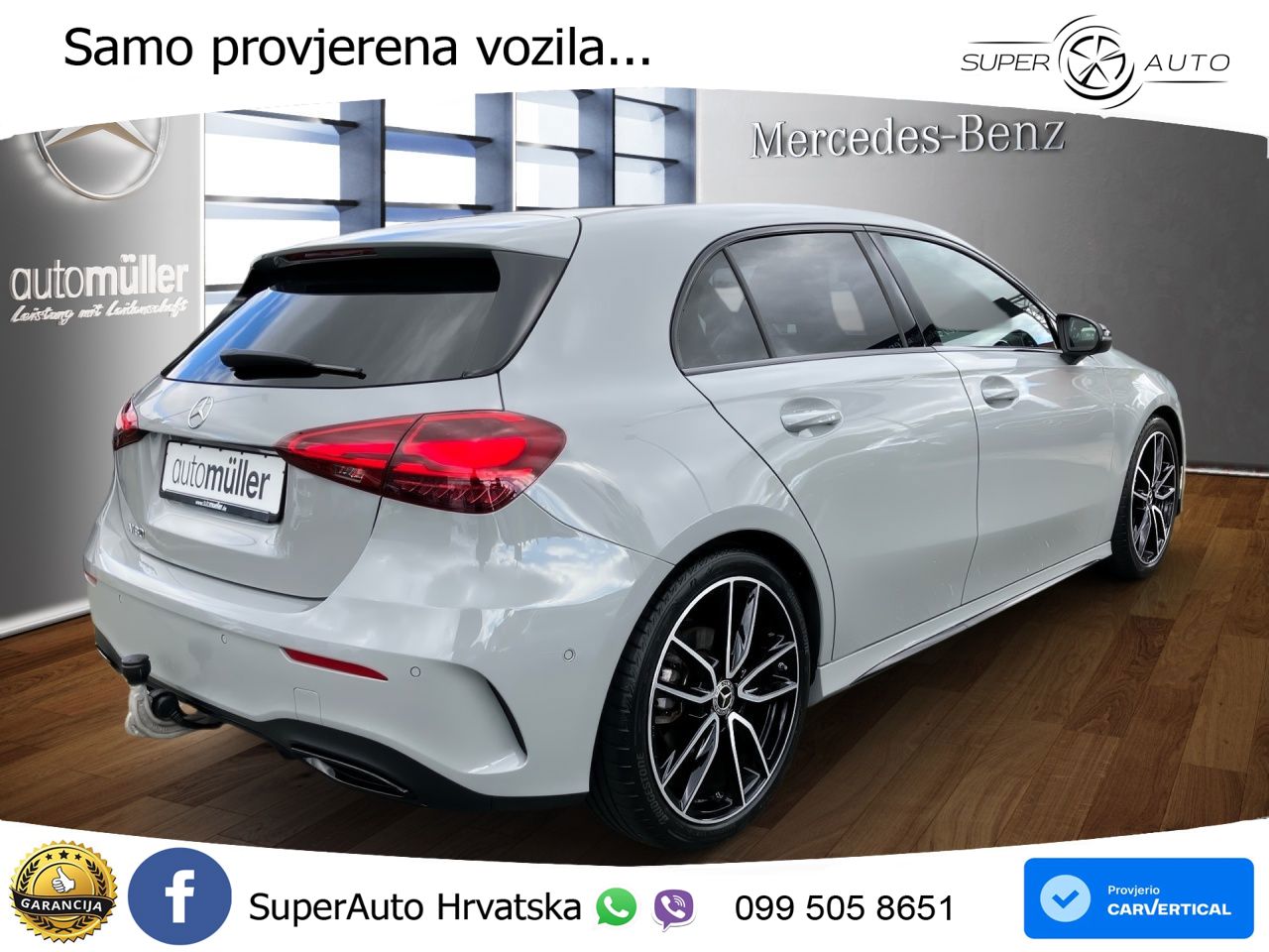 Mercedes-Benz A 180 7G-DCT AMG LED+GR SJED+ACC