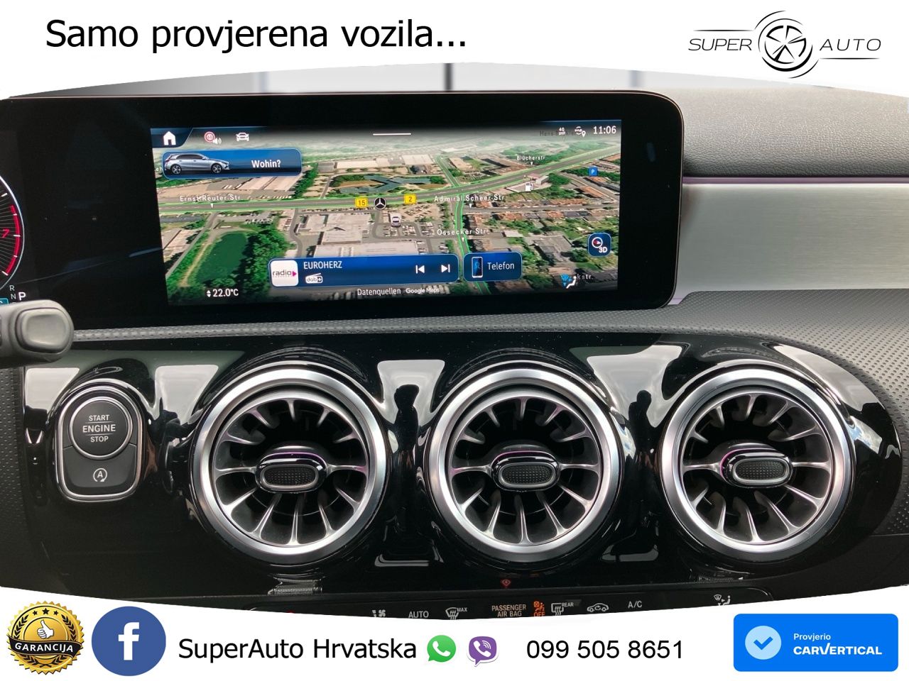 Mercedes-Benz A 180 7G-DCT AMG LED+GR SJED+ACC