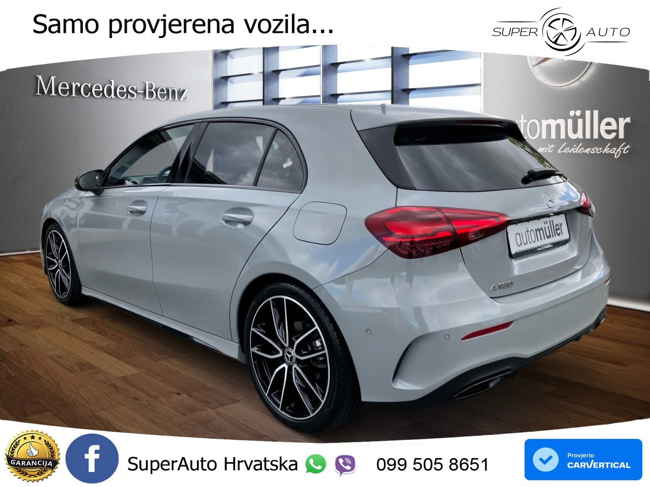 Mercedes-Benz A 180 7G-DCT AMG LED+GR SJED+ACC